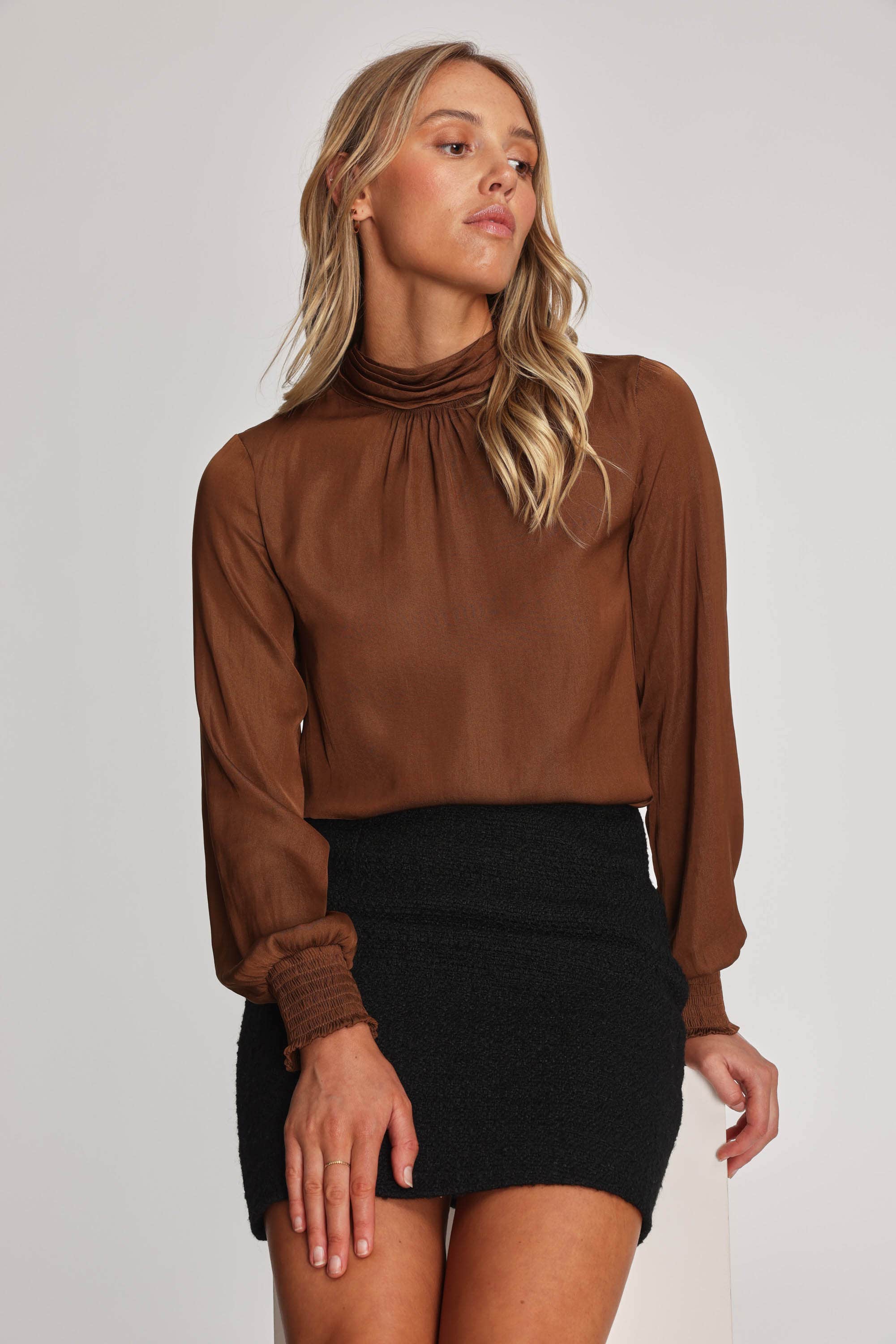 Ensley Tie Neck Blouse