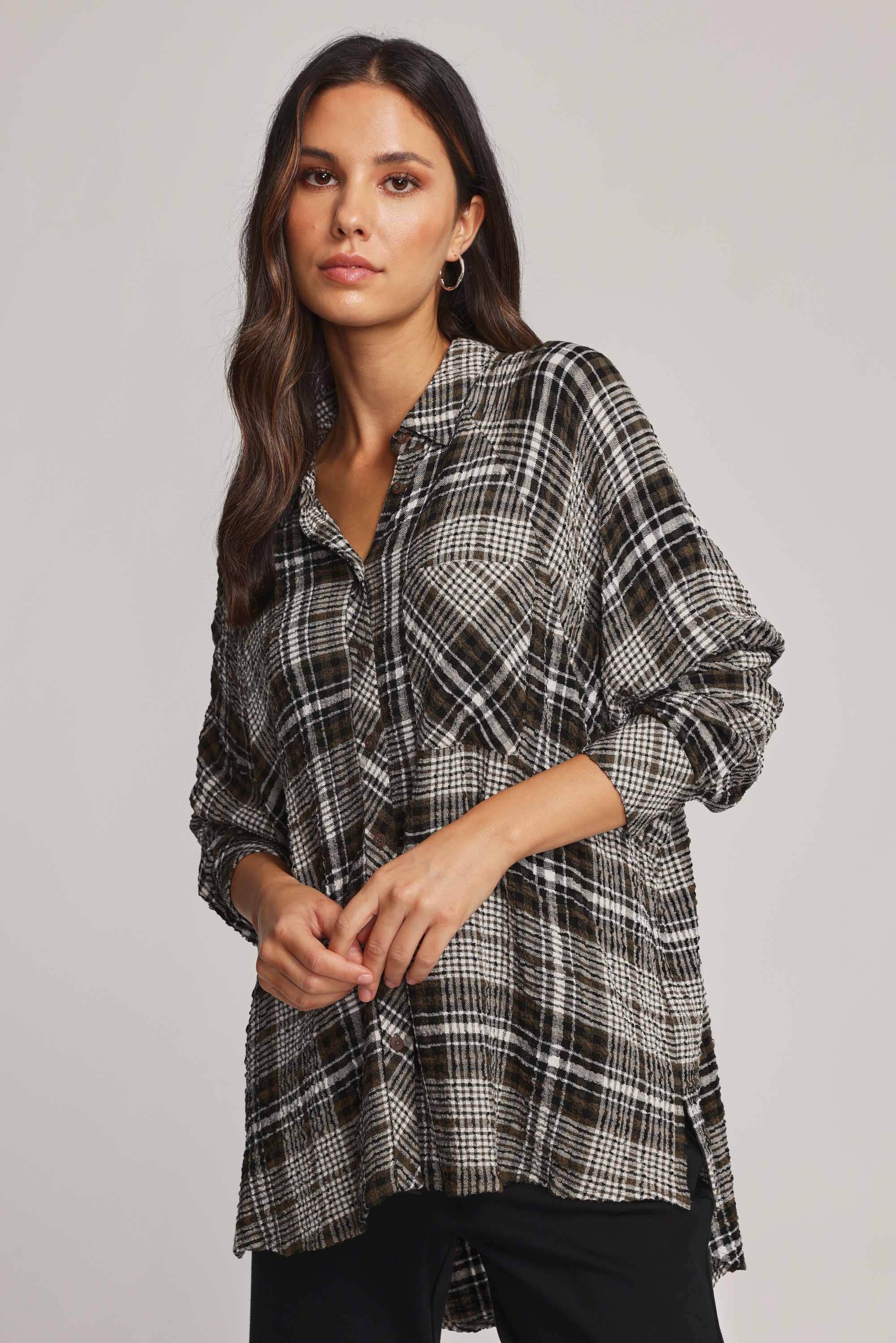 Checkered shirt clearance womens
