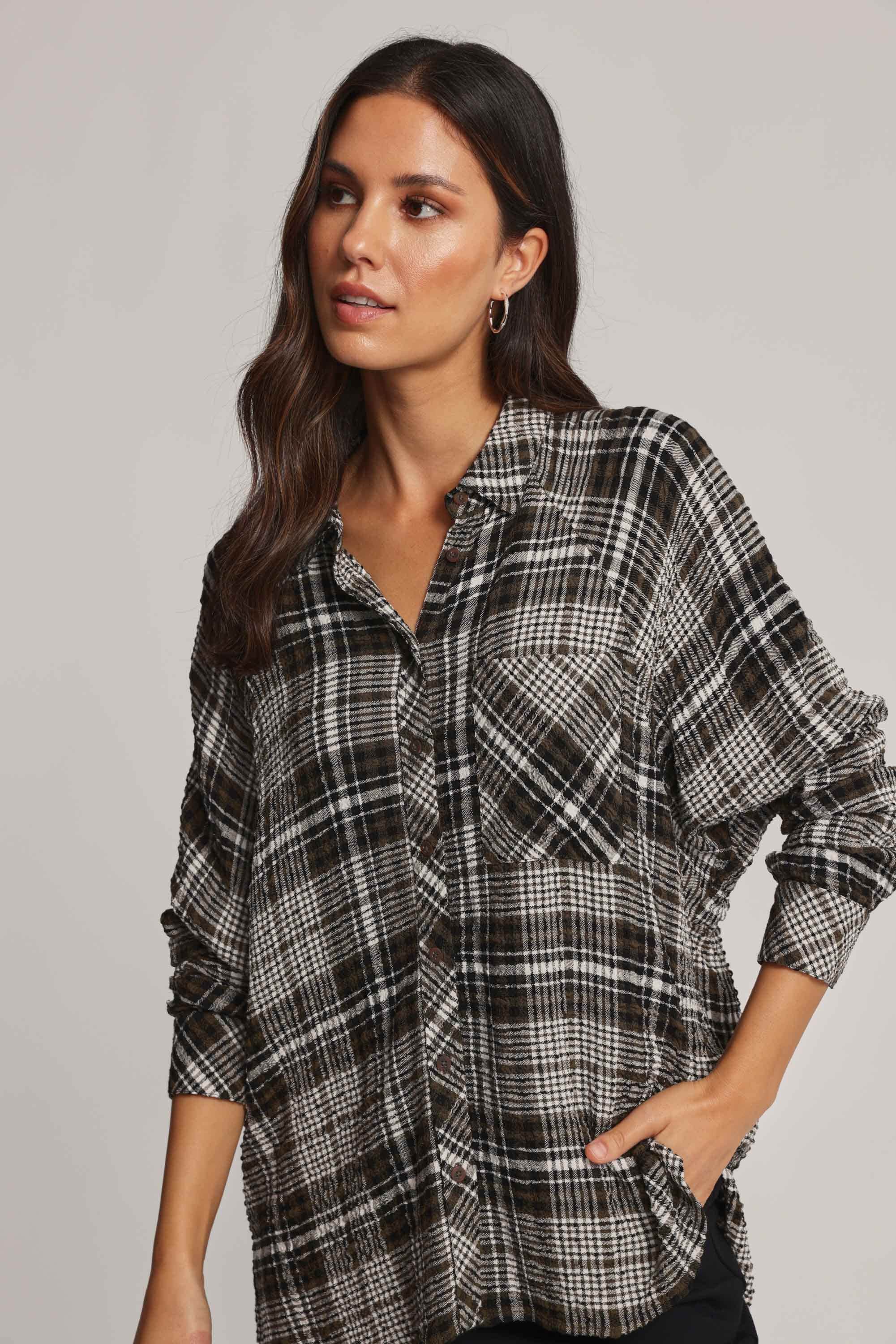 Checked shirt hot sale womens nz