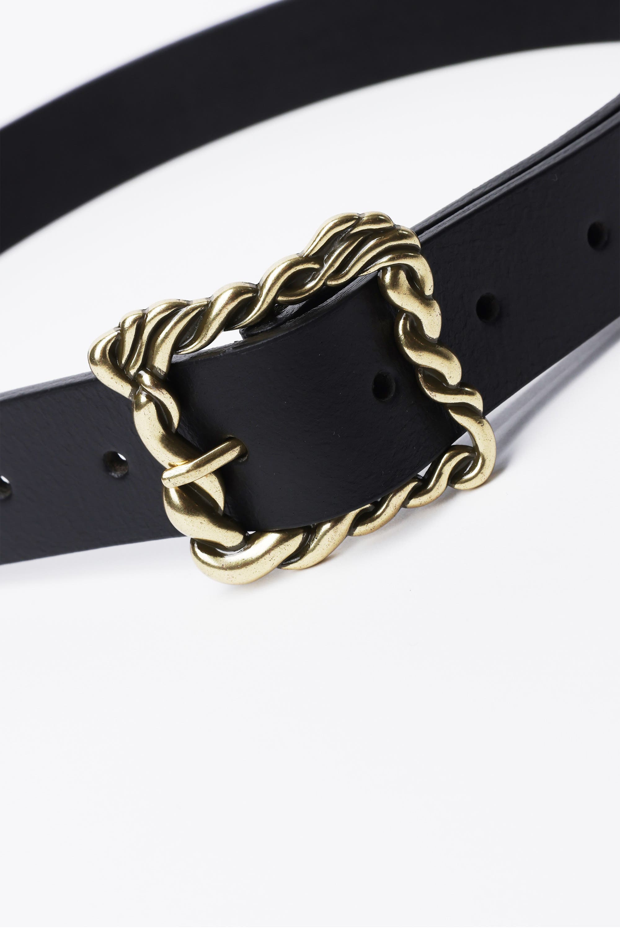 Shop Nell Twist Buckle Belt in Black Max Women s Fashion NZ