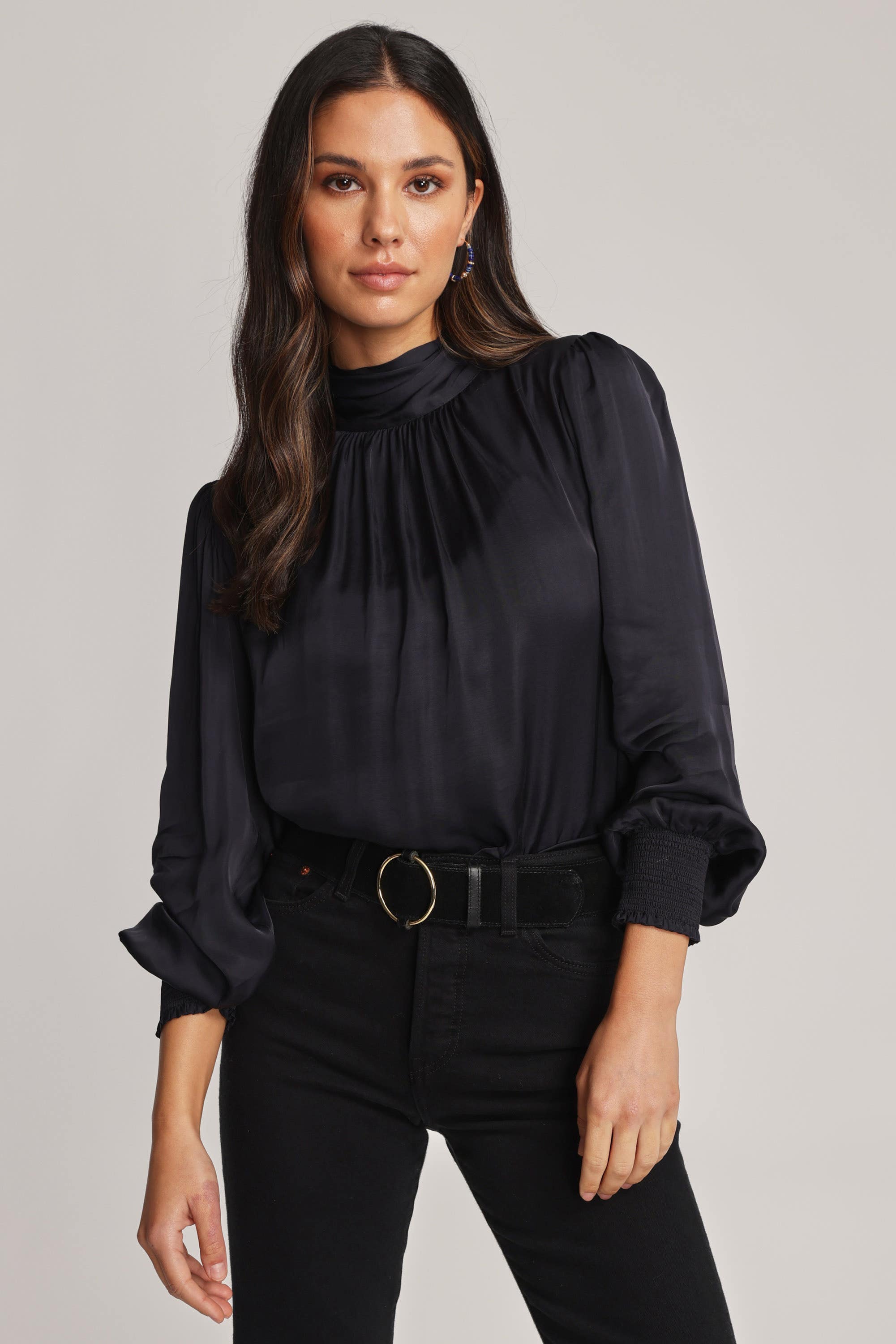 Kylie High Neck Blouse