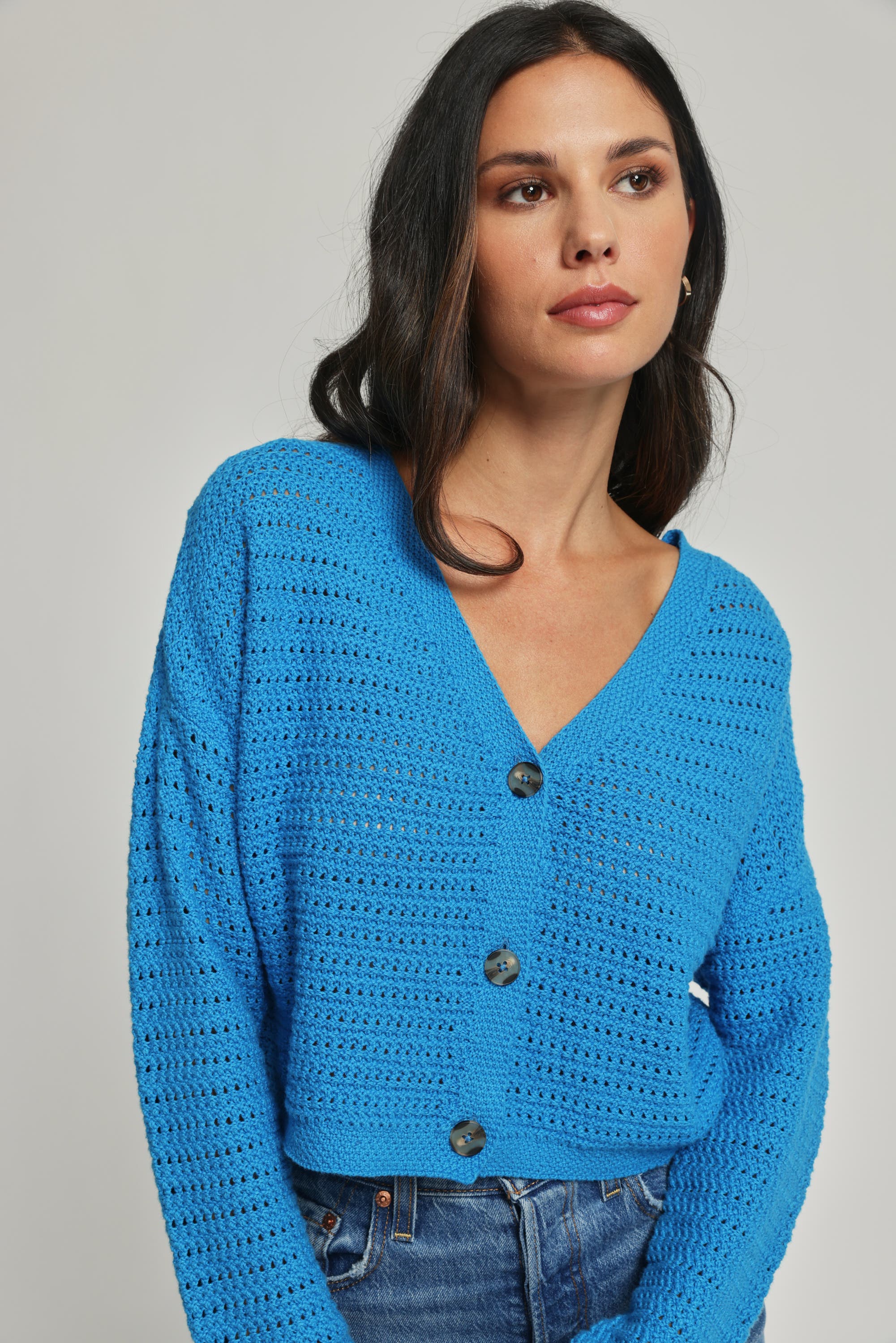 Blue best sale cardigan nz