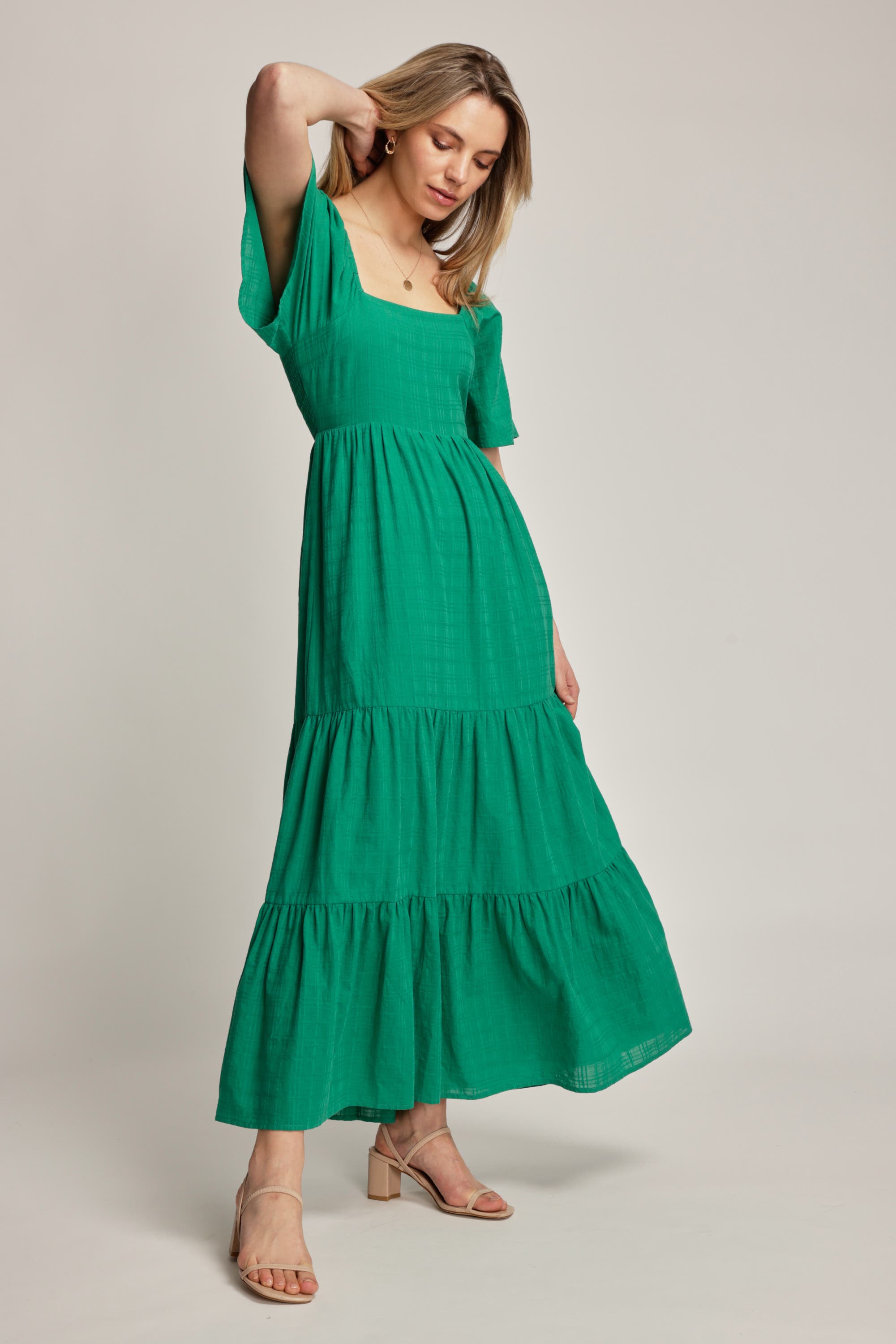 Emerald green dress nz outlet