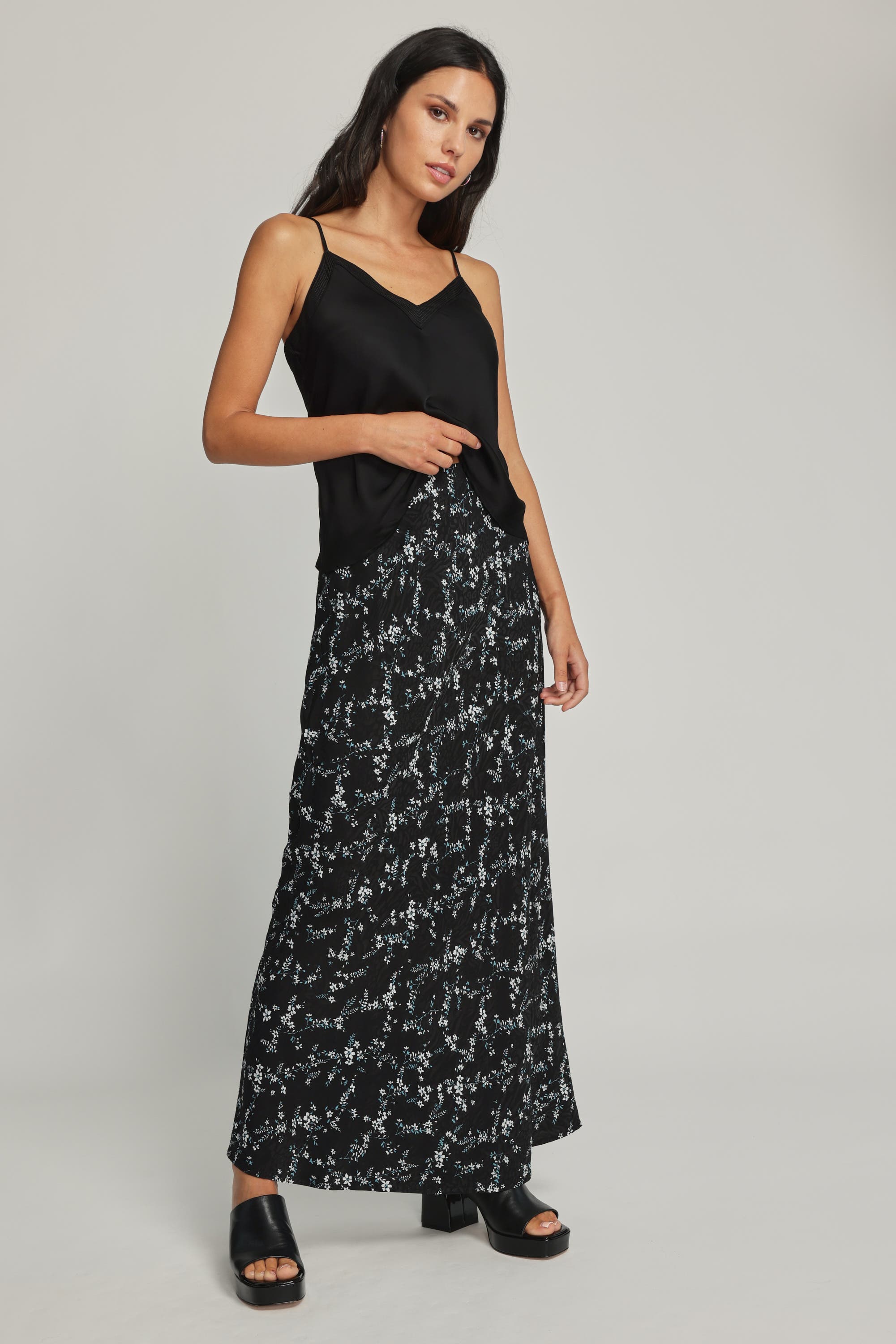 Shop The Maxi Slip Skirt in Prints Max Women s Fashion NZ