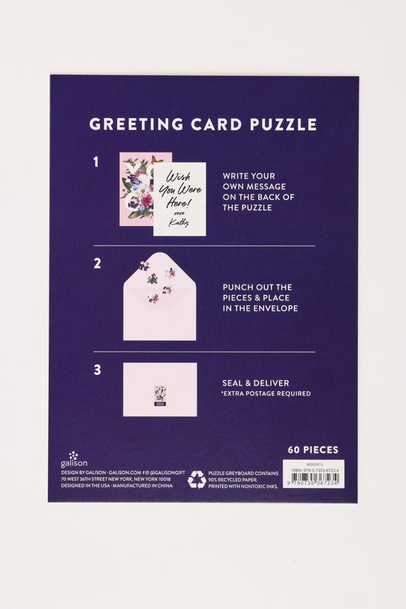 XOXO Puzzle Greeting Card