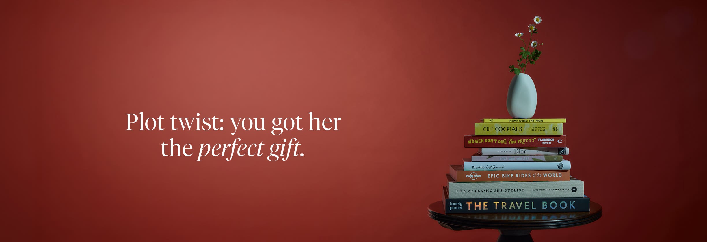 A range selection of books on women's lifestyle, interiors, meditation and more available to purchase at Max. 