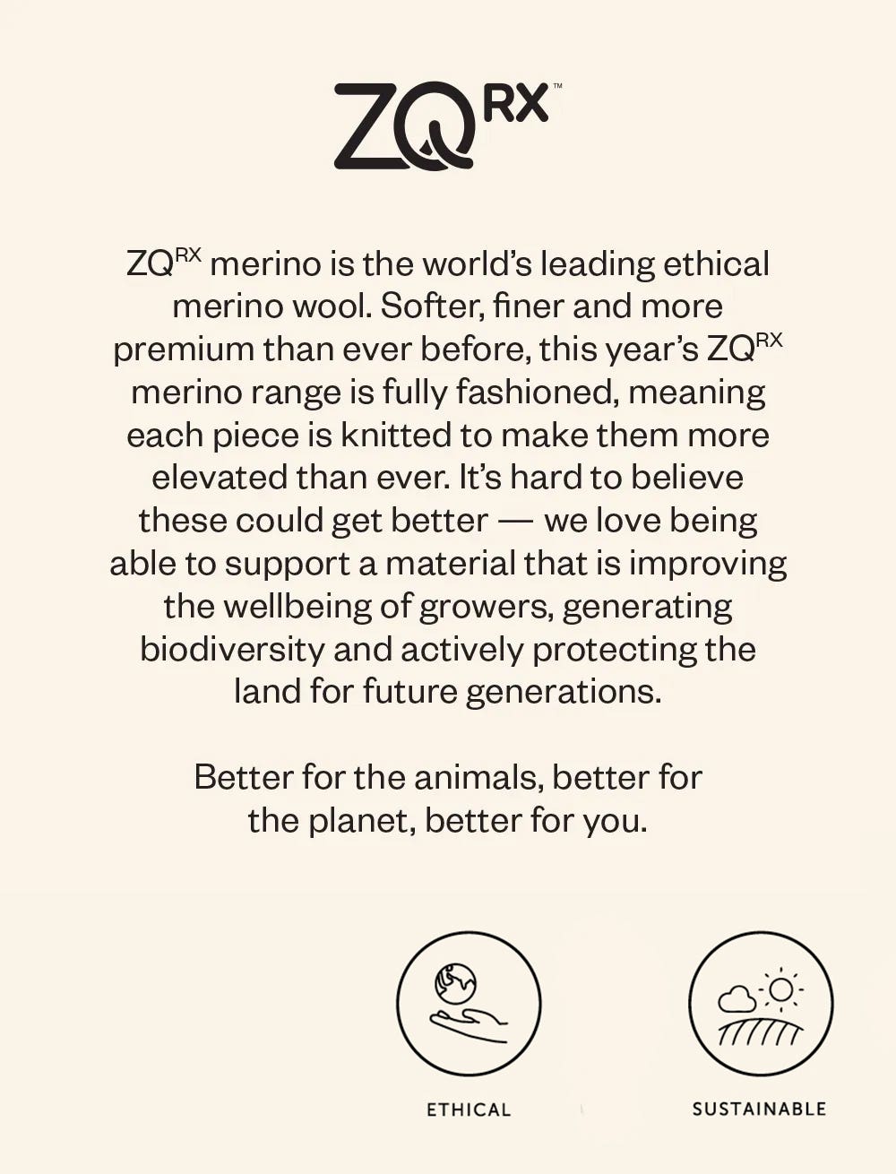 Sustainable and traceable zqrx merino knitwear available at Max. 