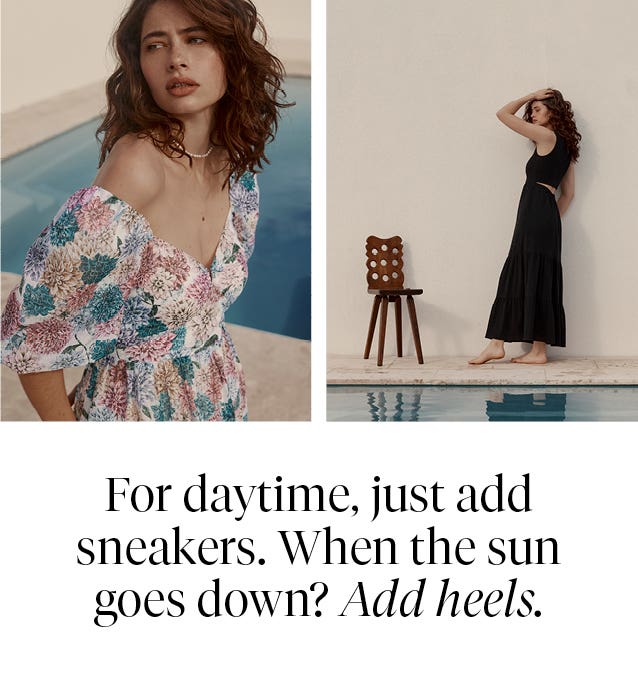 Versatile dresses from day to night at Max. 