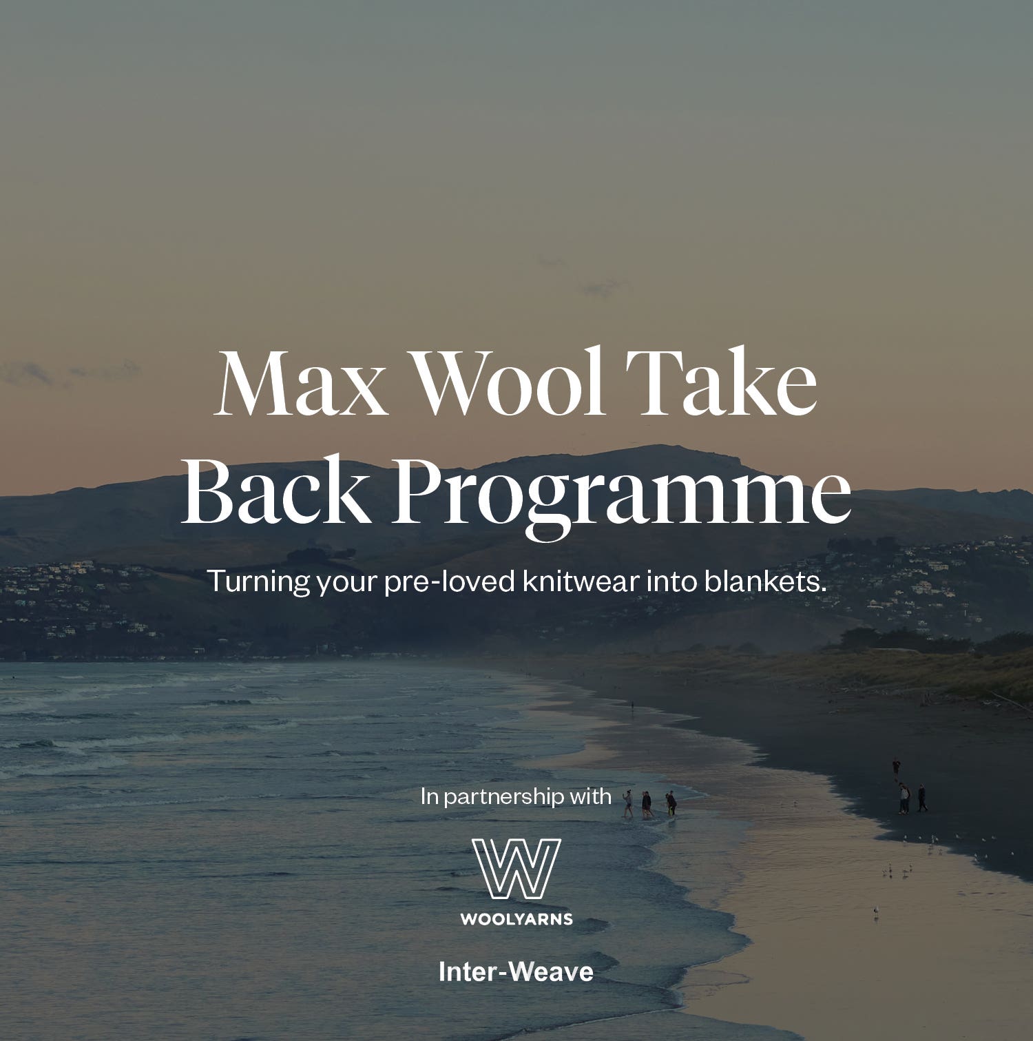 Introducing the Max Wool Take Back Programme. Turning your pre-loved knitwear into blankets. May 2023