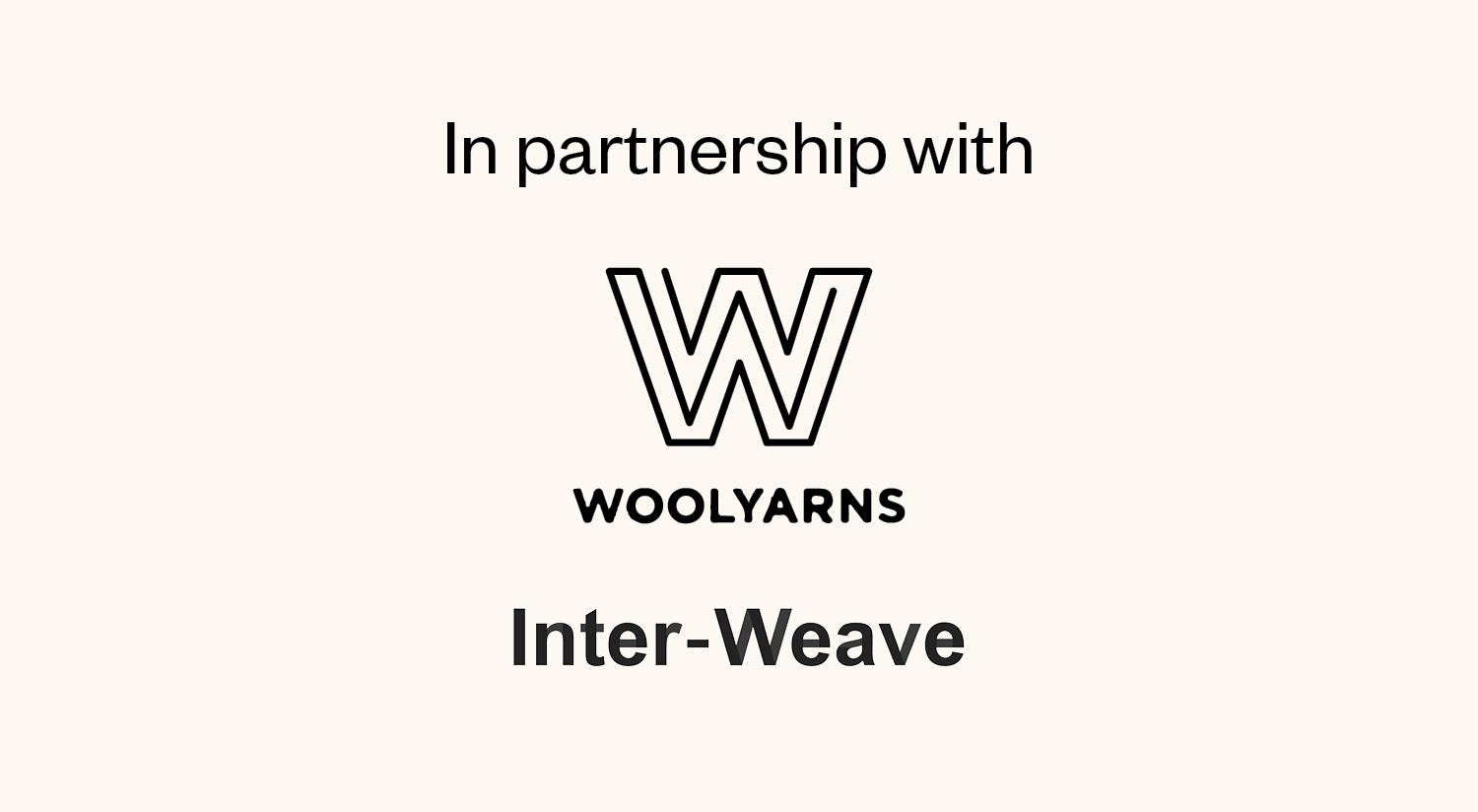 In partnership with Woolyarns and Inter-Weave. May 2023