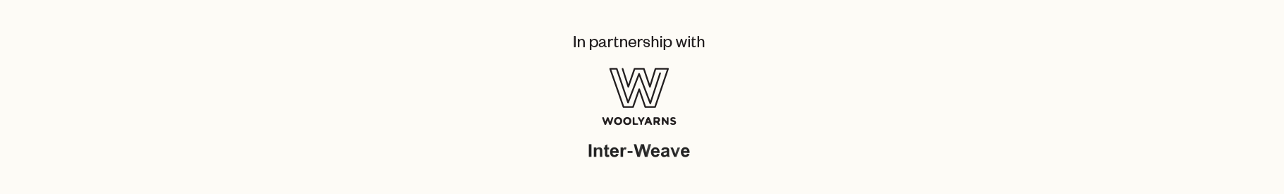 In partnership with Woolyarns and Inter-Weave. May 2023