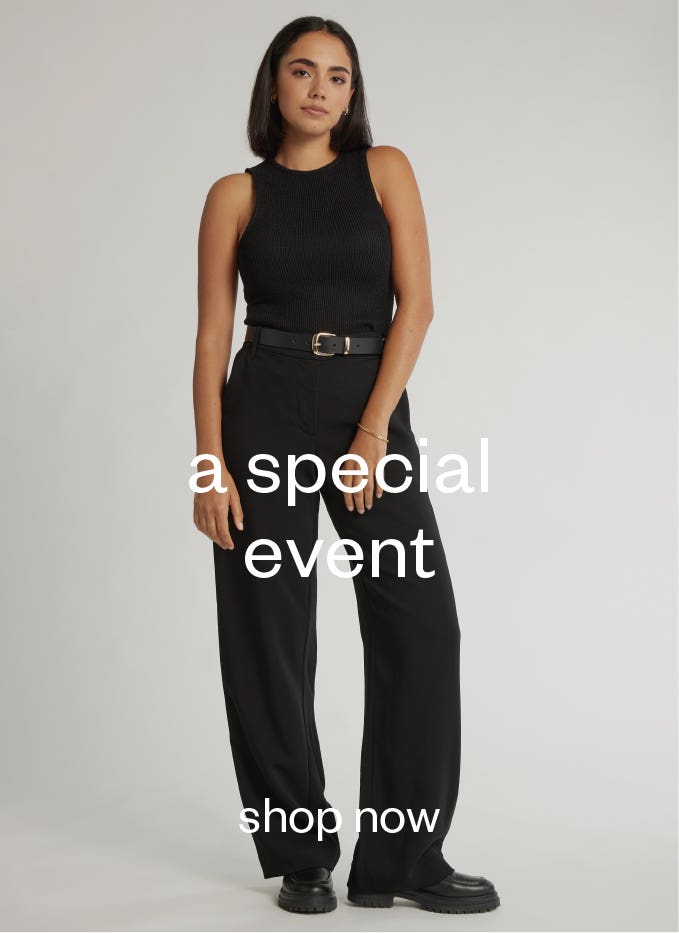 Find the perfect pair of pants for your next special event online at Max. 