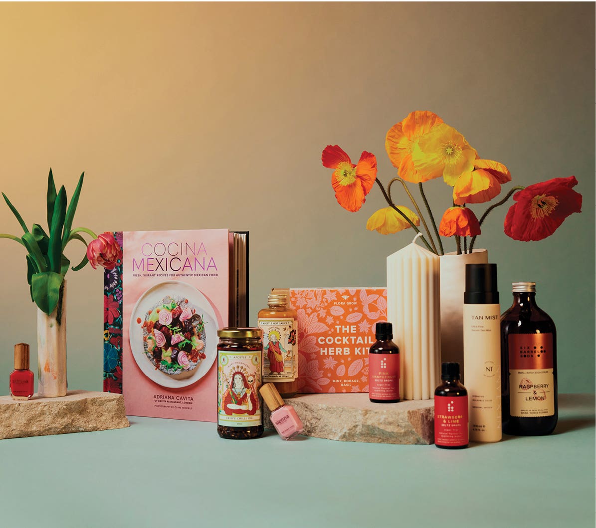 A selection of women's gifts for the social butterfly, entertaining and more at Max. 