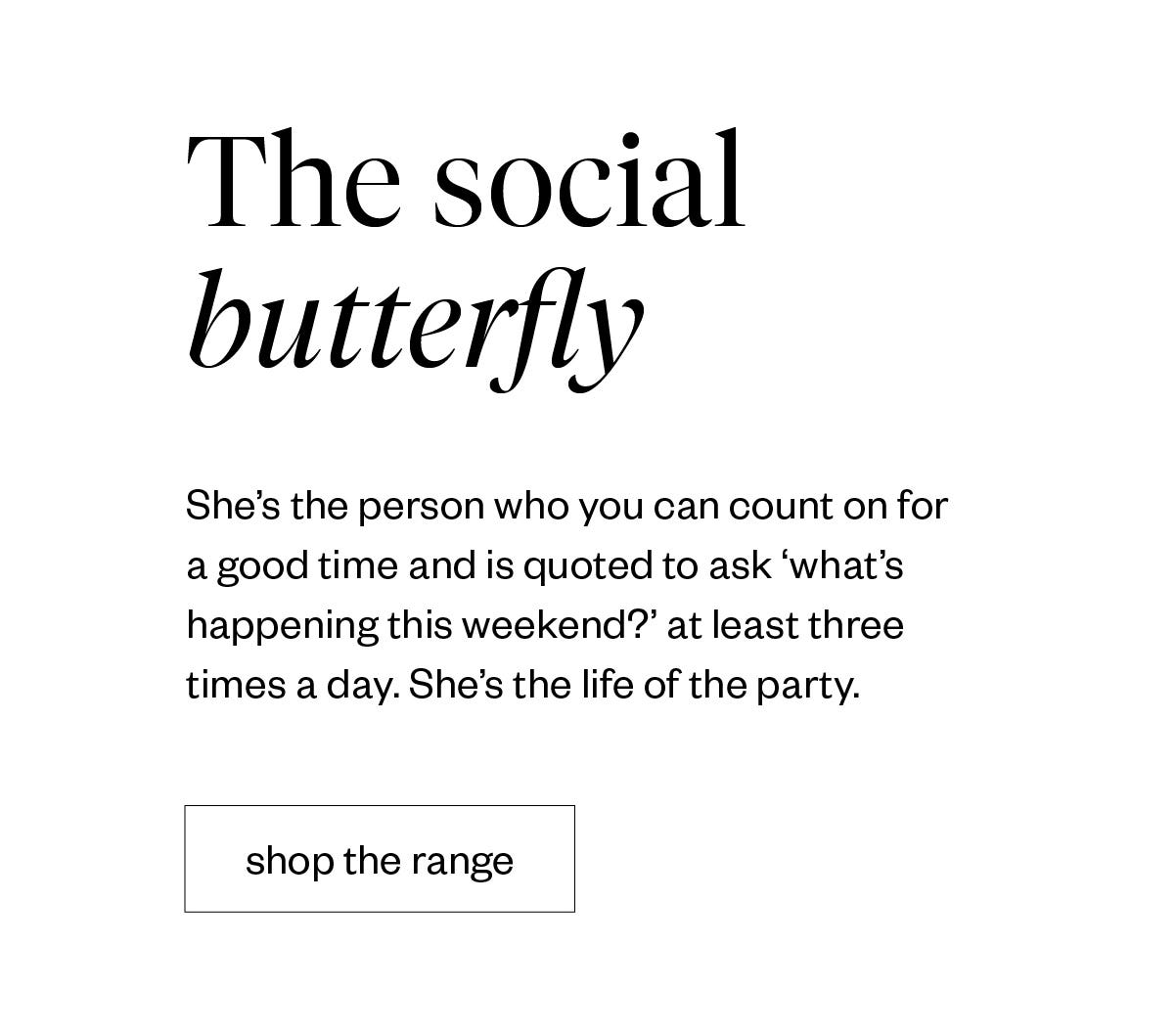 women's gifts for the social butterfly, entertaining and more at Max. 